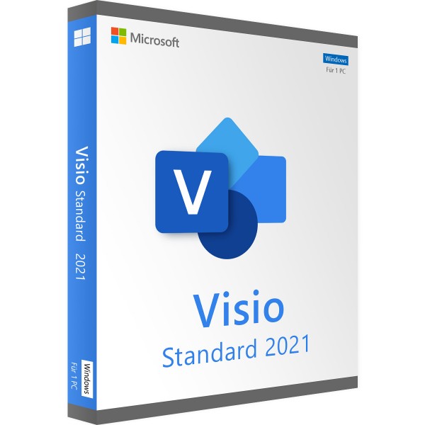 Microsoft Visio 2021 Standard | pour Windows - Vente au détail