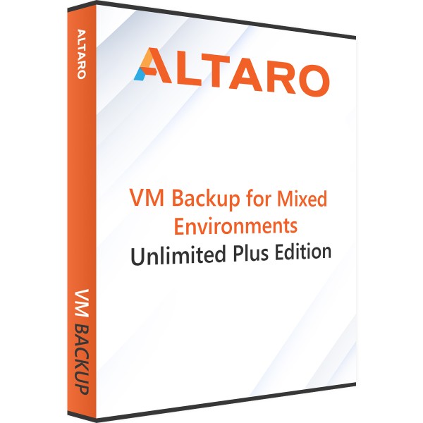 Altaro VM Backup pour les environnements mixtes (Hyper-V & VMware) - Édition Plus Illimitée