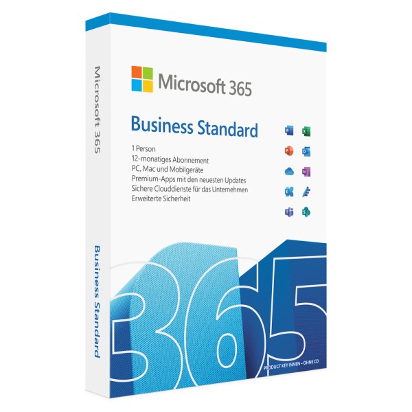 Microsoft Office 365 Business Standard | pour PC/Mac/appareils mobiles
