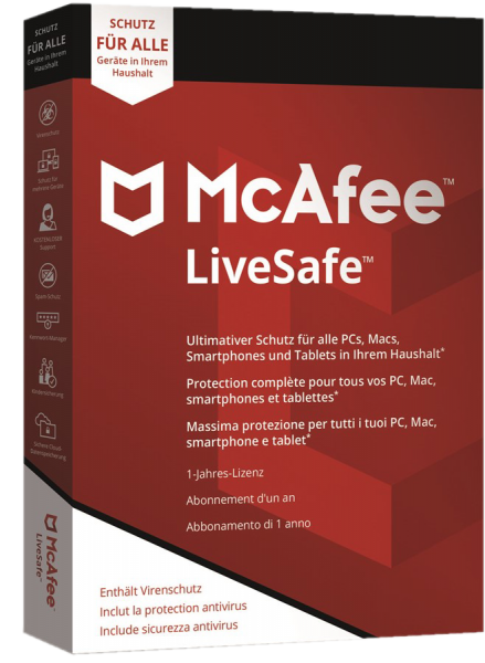 McAfee LiveSafe 2021 | Geräte illimité