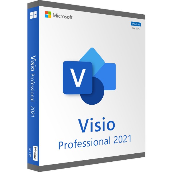 Microsoft Visio 2021 Professional | pour Windows - Vente au détail