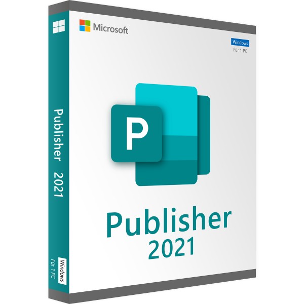 Microsoft Publisher 2021 | pour Windows - Vente au détail